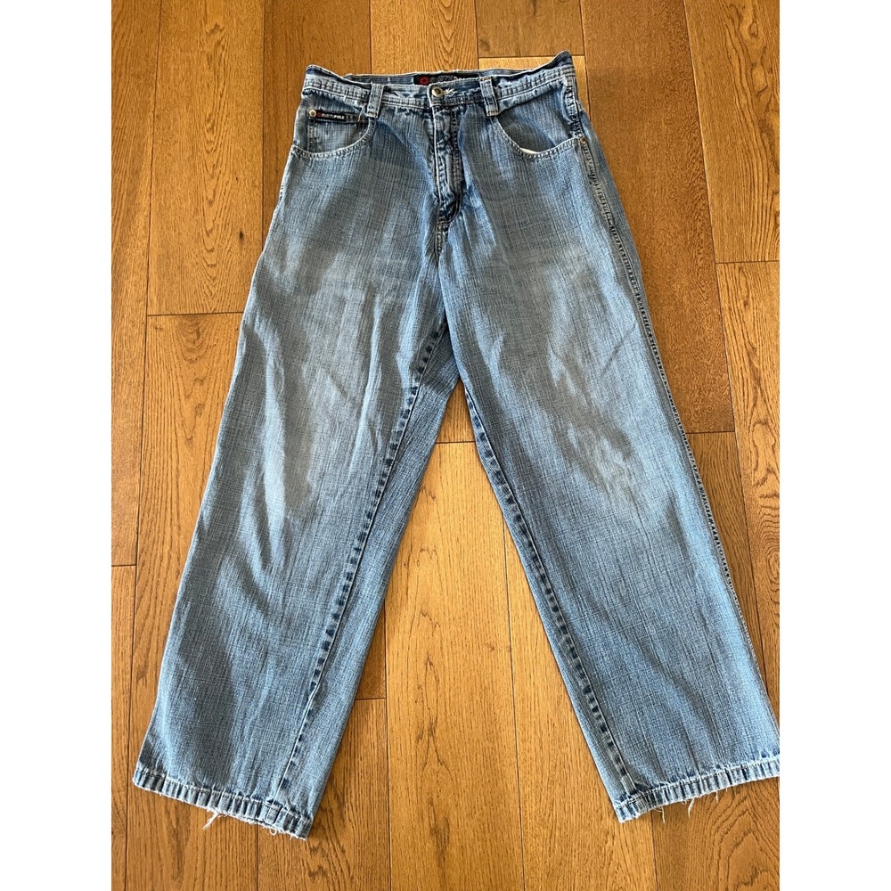 Vintage Y2K Southpole‎ Baggy Wide Leg Jeans Size 34